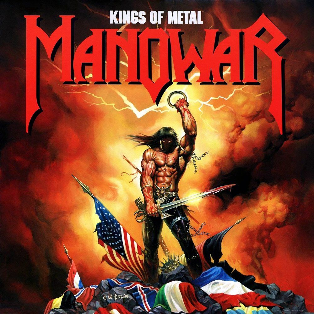 MANOWAR - Kings Of Metal LP BLUE