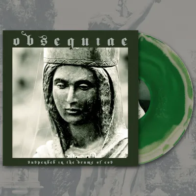 OBSEQUIAE - Suspended In The Brume Of Eos LP SILVER/GREEN