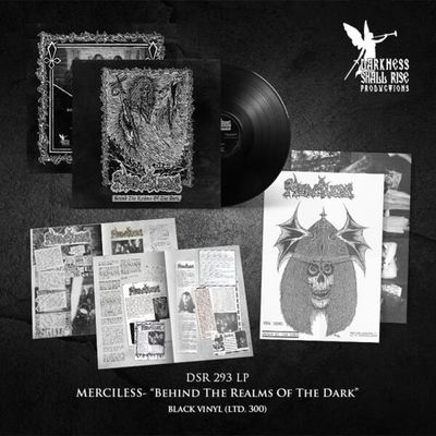 MERCILESS – Behind The Realms Of The Dark LP w/booklet (PRE)