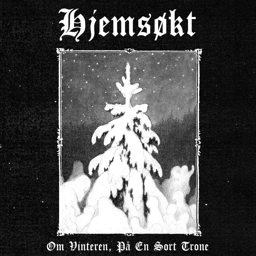 HJEMSØKT - Om Vinteren, På En Sort Trone LP (pre)