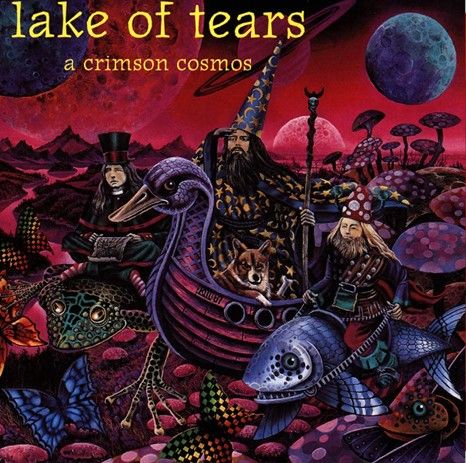 LAKE OF TEARS - A Crimson Cosmos LP MARBLE RED
