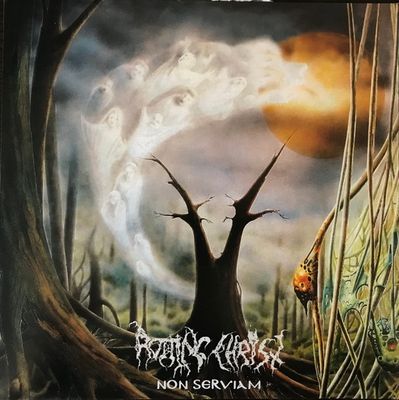 ROTTING CHRIST - Non Serviam LP CLEAR &amp; WHITE