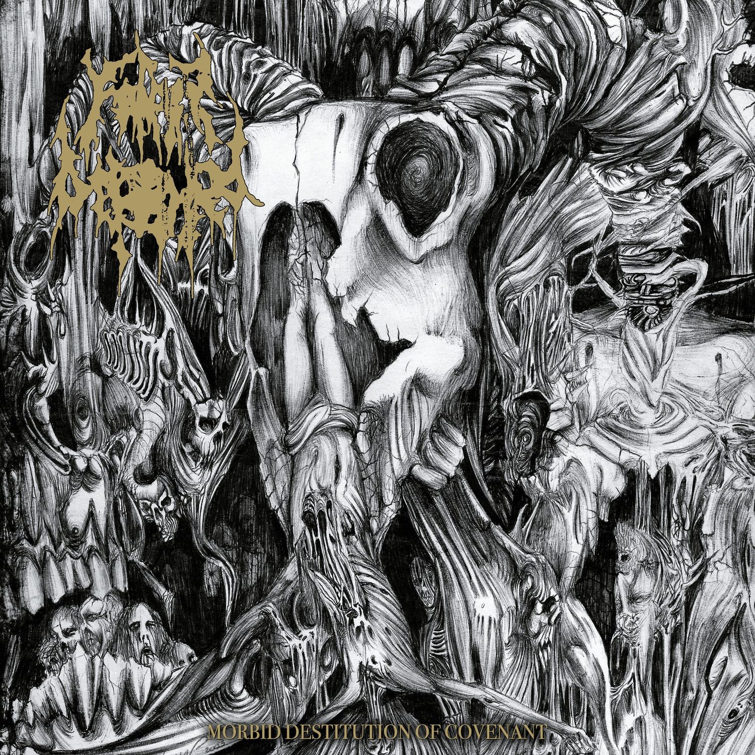 FATHER BEFOULED - Morbid Destitution Of Covenant LP (GOLD)