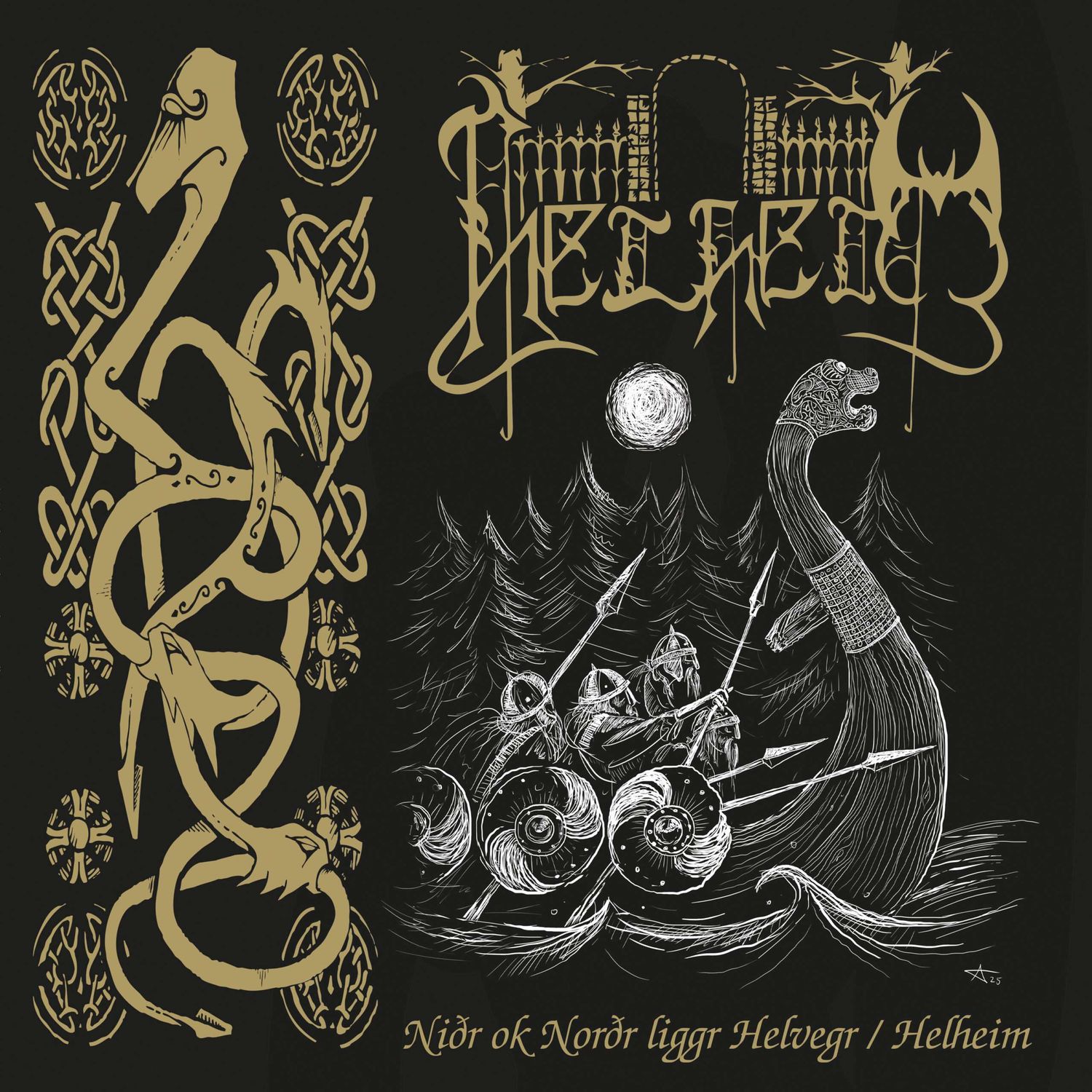 HELHEIM - Niðr ok Norðr liggr Helvegr / Helheim 2xLP (pre)