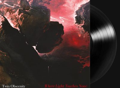 TWIN OBSCENITY - Where Light Touches None LP BLACK (PRE-ORDER)