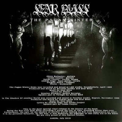 SEAR BLISS - The Pagan Winter LP CRYSTAL