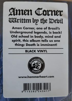 AMEN CORNER - Written By The Devil LP