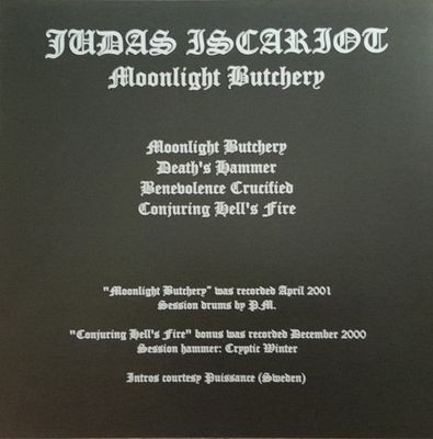 JUDAS ISCARIOT - Moonlight Butchery LP