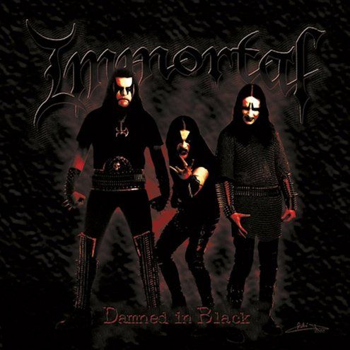 IMMORTAL - Damned In Black LP CHERRY RED