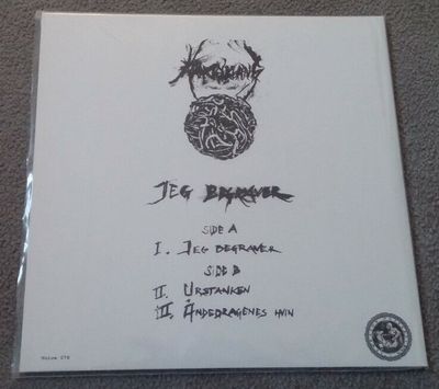 KNOKKELKLANG - Jeg Begraver LP WHITE