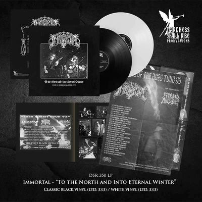 IMMORTAL - To the North &amp; Into Eternal Winter – Live in Darkness 1993-1995 LP BLACK (PRE)