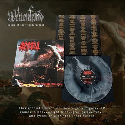 ARGHOSLENT - Incorrible Bigotry LP BLACK/GRAY GALAXY