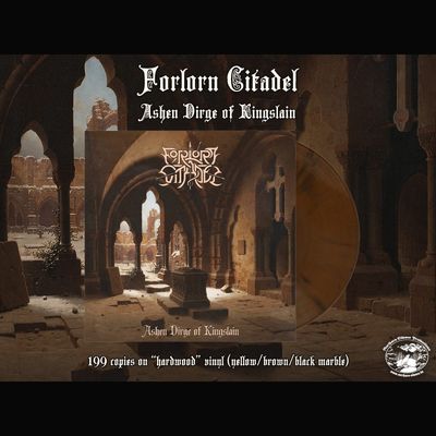 FORLORN CITADEL - Ashen Dirge Of Kingslain LP BLACK MARBLE (PRE)