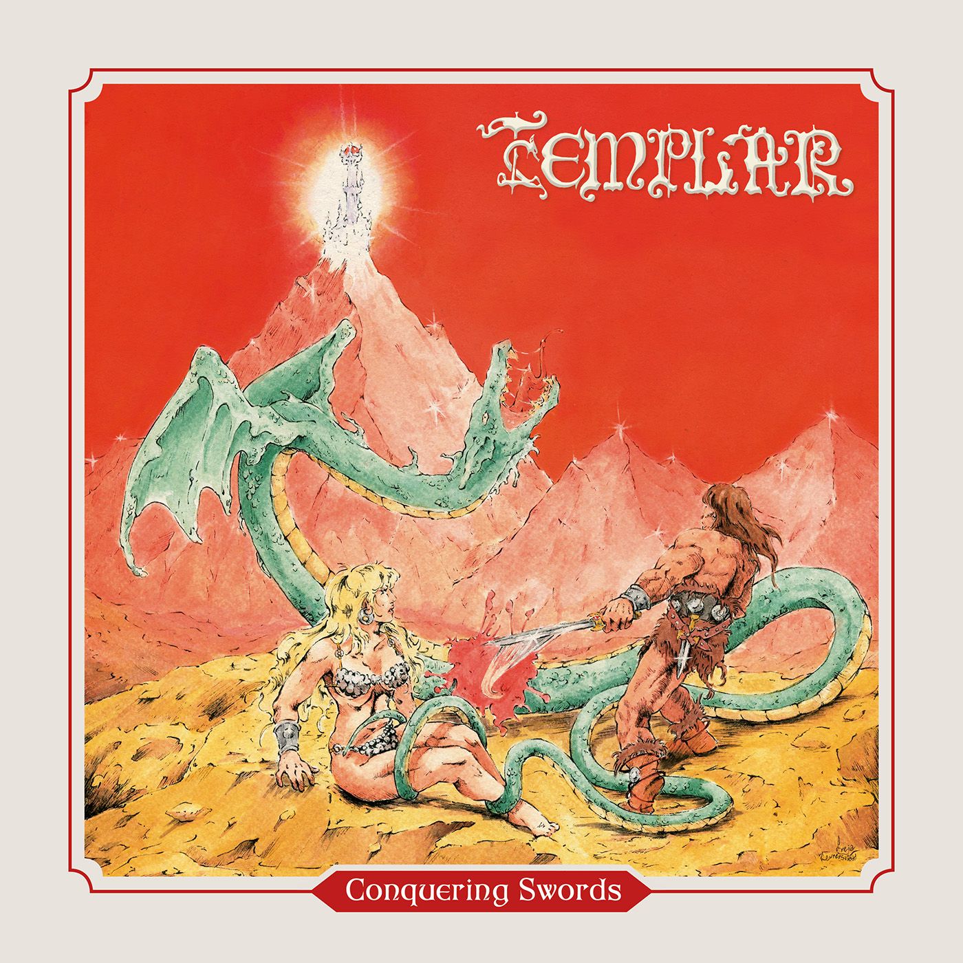 TEMPLAR - Conquering Swords LP BLACK (PRE)