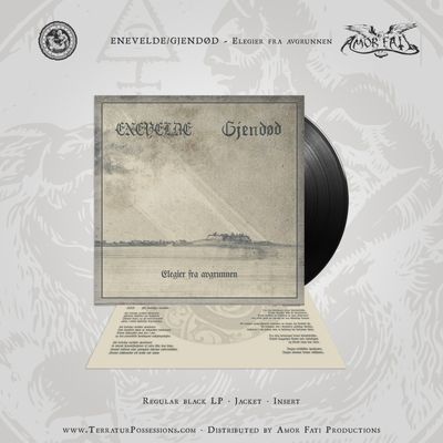ENEVELDE / GJENDØD - Elegier Fra Avgrunnen LP BLACK