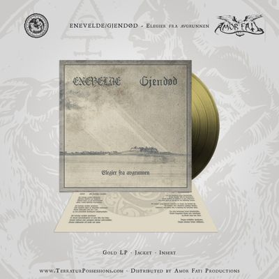 ENEVELDE / GJENDØD - Elegier Fra Avgrunnen LP GOLD