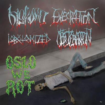 OBLITERATION / DISKORD / LOBOTOMIZED / EXECRATION - Oslo We Rot 2 x 7"EP