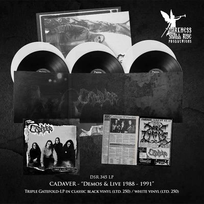 CADAVER - Demos & Live 1988-1991 - 3xLP BLACK