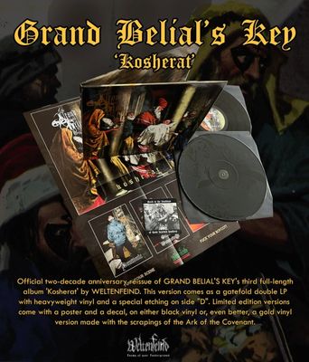 GRAND BELIAL'S KEY - Kosherat 2xLP GATEFOLD