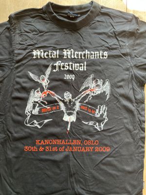 METAL MERCHANTS FESTIVAL T-SHIRT BLACK