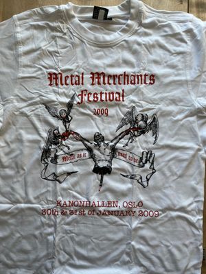 METAL MERCHANTS FESTIVAL T-SHIRT WHITE