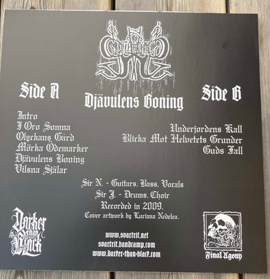 GRIFTESKYMFNING - Djävulens Boning LP
