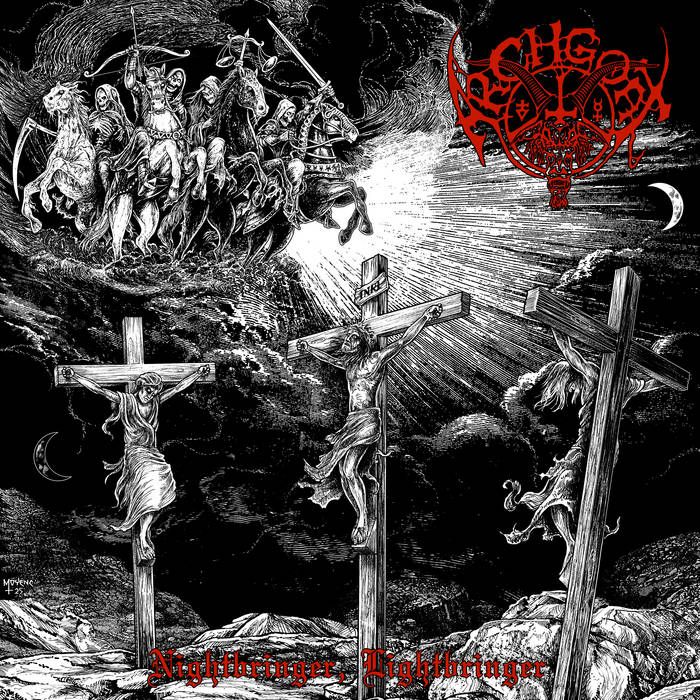 ARCHGOAT - Nightbringer, Lightbringer LP RED SMOKE