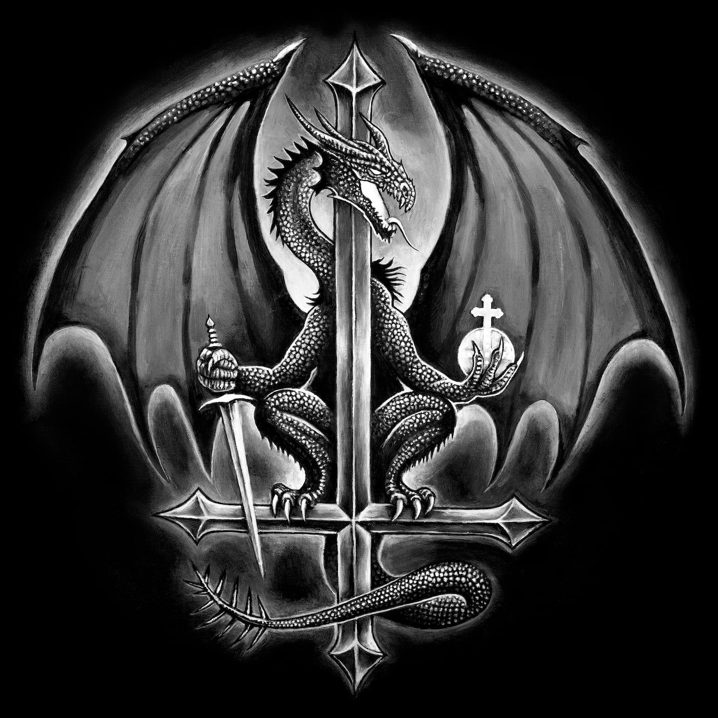 SATANIC WARMASTER - Drachenkreuz LP (PRE)