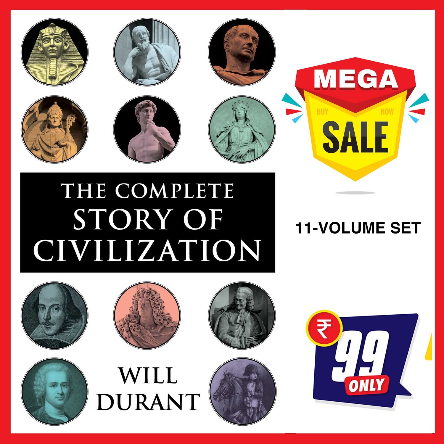 The Story of Civilization - Full 11 - Volume Set