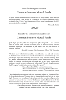 Common Sense on Mutual Funds Fully Updated 10th Anniversary Edition