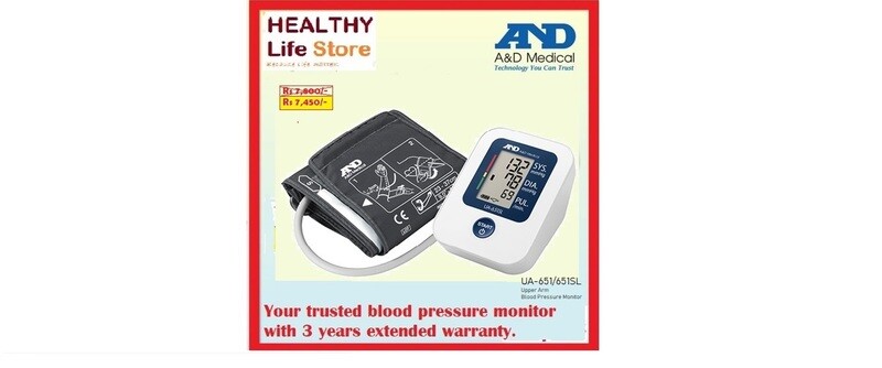 A&amp;D Upper Arm Blood Pressure Monitor with 3 years warranty