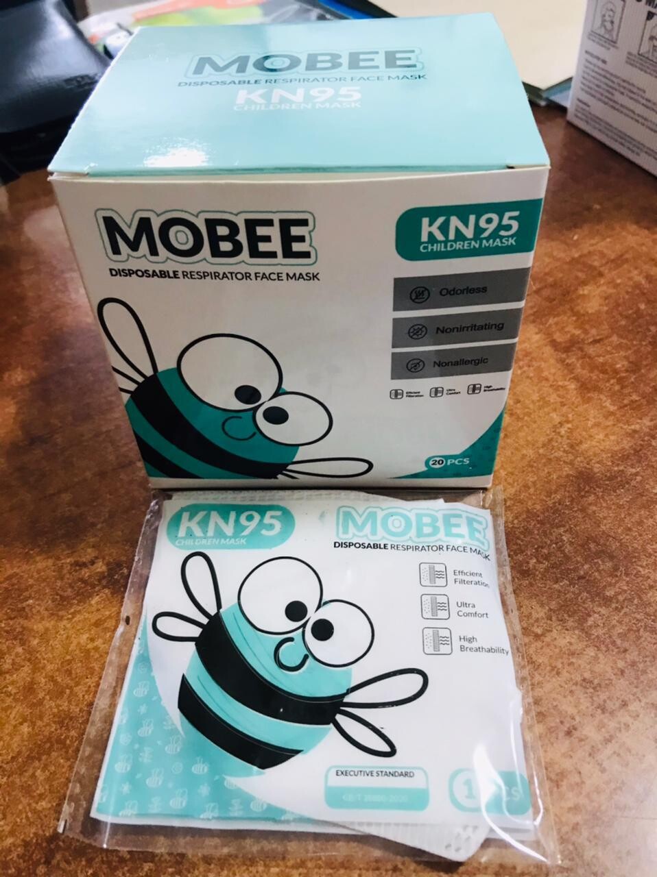 MOBEE KN95 children face mask 20pcs box