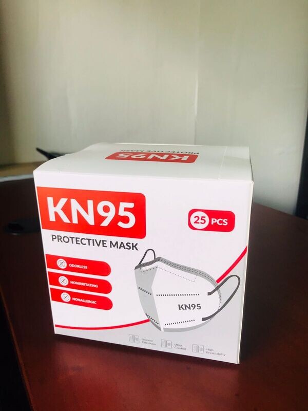 KN 95 Protective Mask 25 pcs box