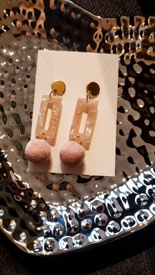 Pink poms