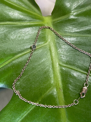 Diamond Bezel Bracelet Rose Gold