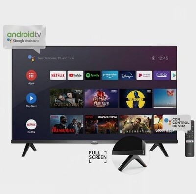 Televisor TCL Smart TV Led HD+ 32" L32S60A 1366 × 768 Android TV
