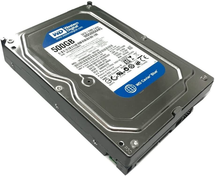 Disco duro interno Western Digital WD5000AAKX 500GB azul