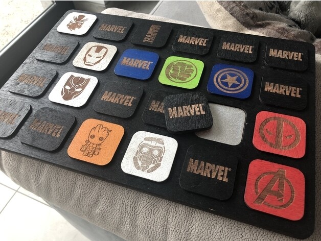 Vector Memory Game Marvel