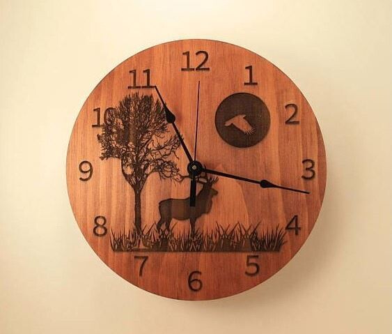Vector Reloj de Venado