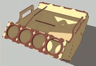 ​Vector de Diseño de Caja de Motor