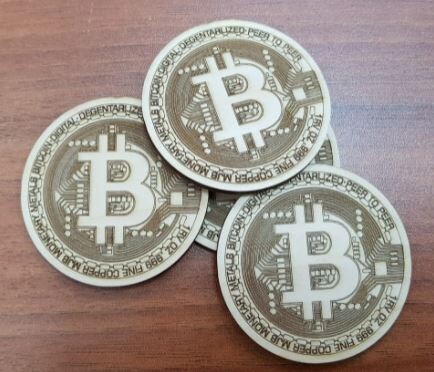 ​Vectores para diseño de Bitcoin