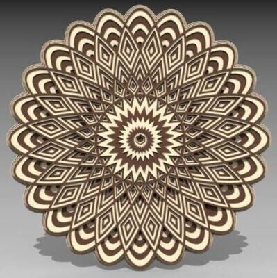 Vector Mandala Multicapa