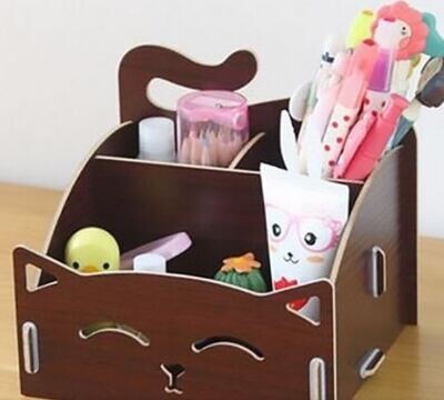 Vector de Diseño Organizador de Gato