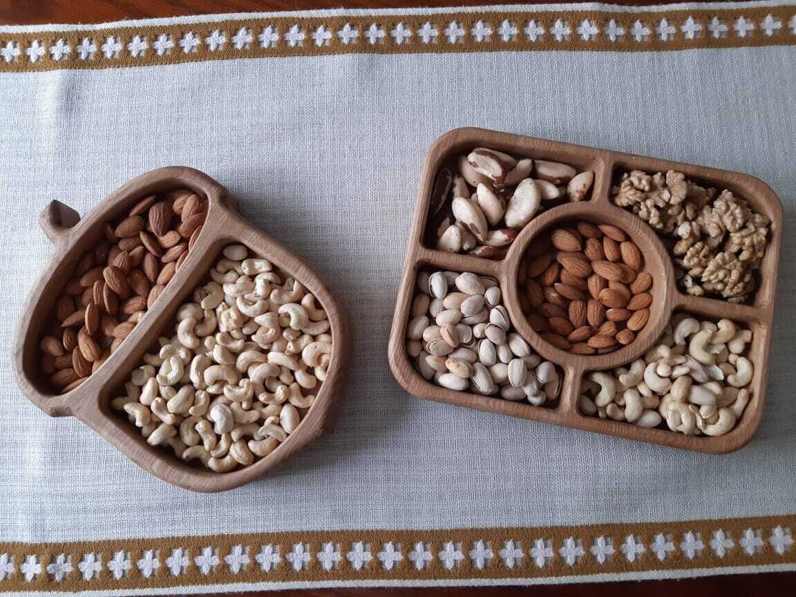 ​​Vector de Bandeja Frutos Secos
