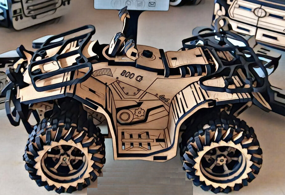 Vector de Cuatrimoto