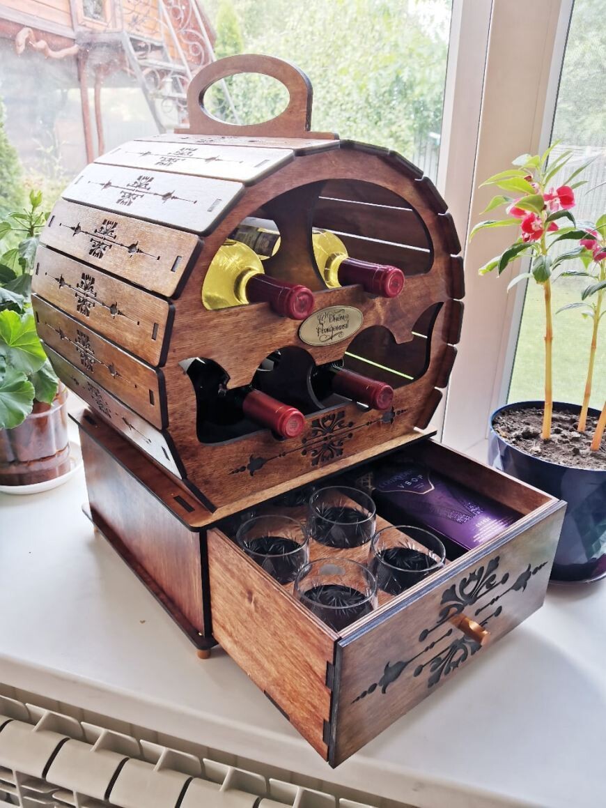 Vector Barril Minibar