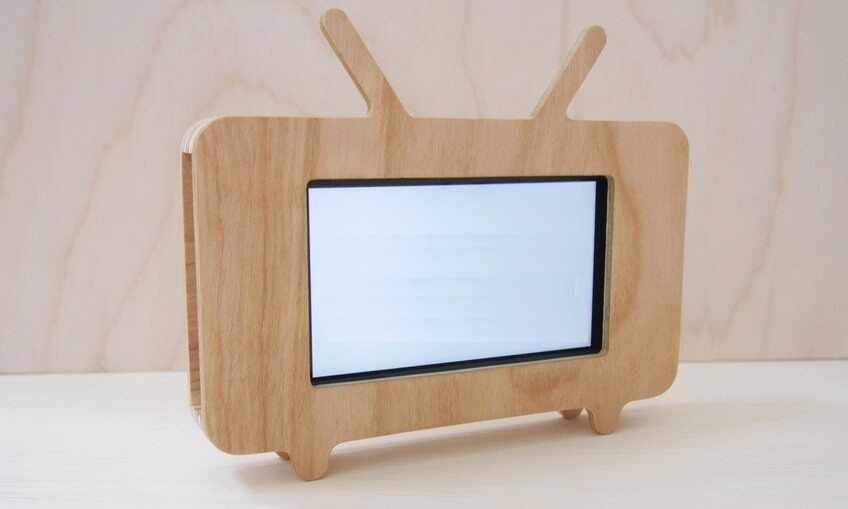 Vector Stand Phone Tv