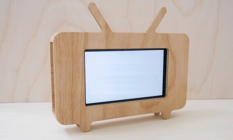 ​Vector de Stand Phone Tv