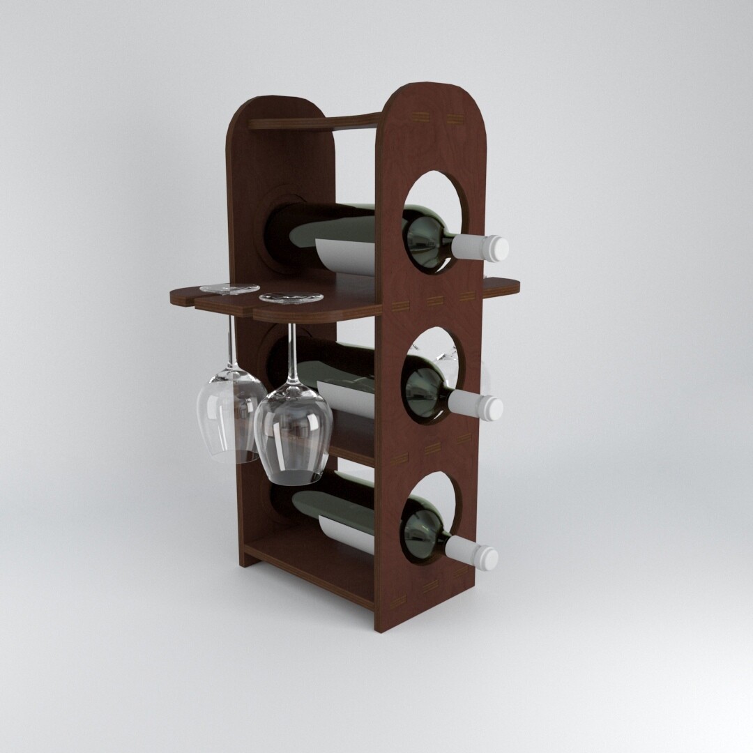 ​​Vector de Mini Bar Vinos