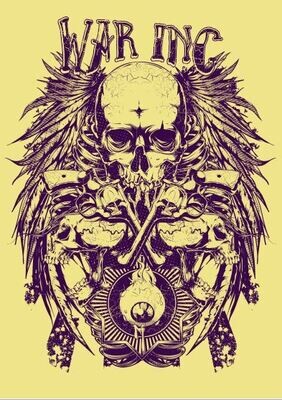 Vector Skull Guns